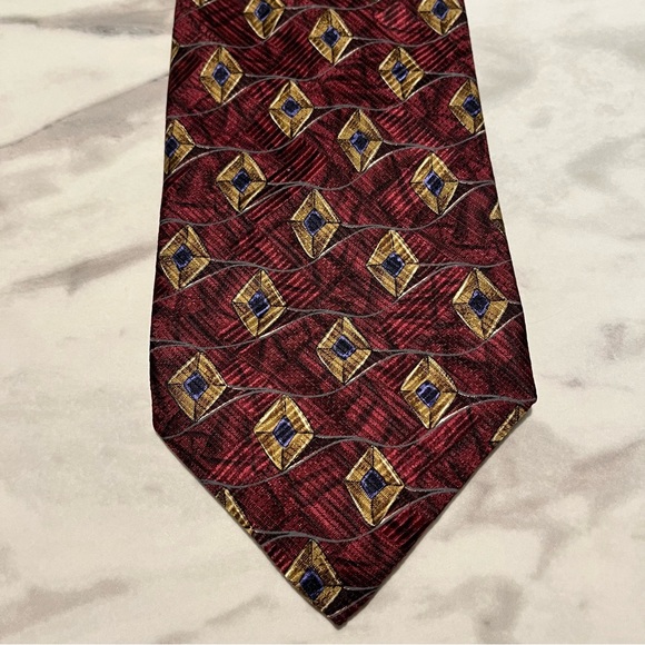 Robert Talbott Studio 100% Silk Abstract Tie - Picture 5 of 5